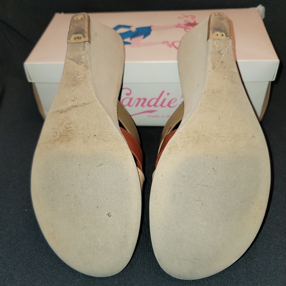 Candies Multi Color Strap Sandals - Picture 7 of 10